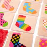 Bigjigs - Дървена мемо игра - Чорапи - Image 3