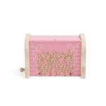 Bigjigs - Дървен тухлен тунел с релса - Розов - Image 4