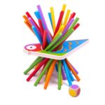 Bigjigs - Дървено цветно микадо - Image 7