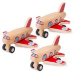 Bigjigs - Дървено самолетче