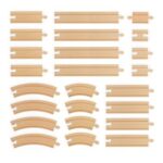 Bigjigs - Комплект дървени допълнителни релси - Image 6