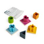 Дървена ЕКО тактилна игра - Усети и намери