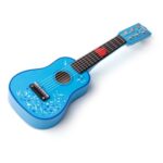 Bigjigs - Детска дървена китара в син цвят - Image 4