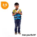 Bigjigs - Детски карнавален костюм Малък строител - Image 6