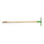 Bigjigs - Детско градинско гребло с дълга дръжка - Зелена - Image 2