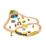 Bigjigs - Дървен ЖП комплект - Сафари - Image 3