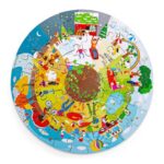 Bigjigs - Дървен кръгъл пъзел - Сезони - Image 7