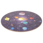 Bigjigs - Дървен кръгъл пъзел - Слънчевата система - Image 9