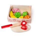 Bigjigs - Комплект дървени плодове за рязане - Image 5