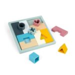 Дървен ЕКО пъзел с форми  - BIGJIGS - Image 6