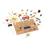 Игра с коркова дъска и чукче - Делукс - Строител