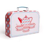 Bigjigs - Метален чаен сервиз в куфарче - Точки - Image 5