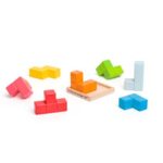 Bigjigs - Логически дървен пъзел - Цветен куб - Image 9