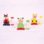 Bigjigs - Поставка за четка за зъби с пясъчен таймер - Коте - Image 4