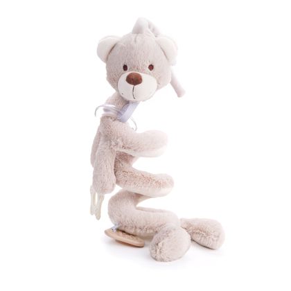 Bigjigs - Мека дрънкалка спирала - Меченце