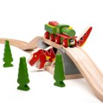 Bigjigs - Дървен комплект - Т-Рекс чупи моста - Image 6
