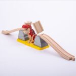 Bigjigs - Дървен комплект - Т-Рекс чупи моста - Image 7